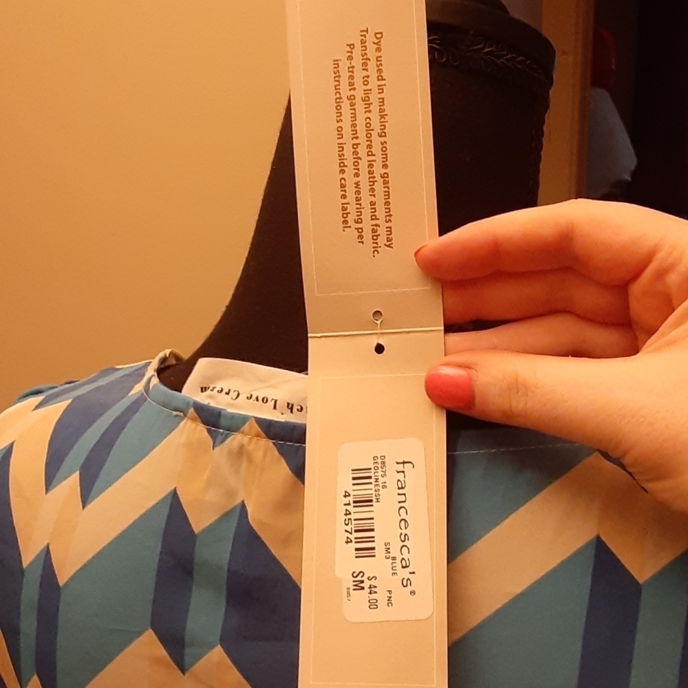 *HP*🎉🥂SOLD Francesca's Zigzag Dress - Picture 4 of 6